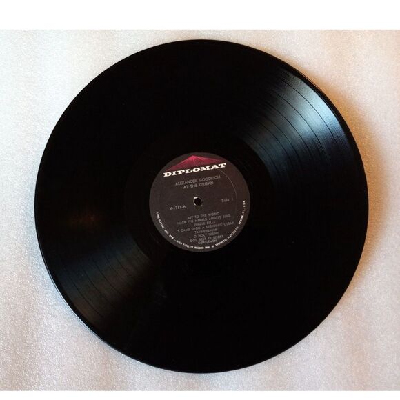 Organ And Chimes Christmas Favorites LP Diplomat Alexander Goodrich At The Organ - Picture 3 of 4